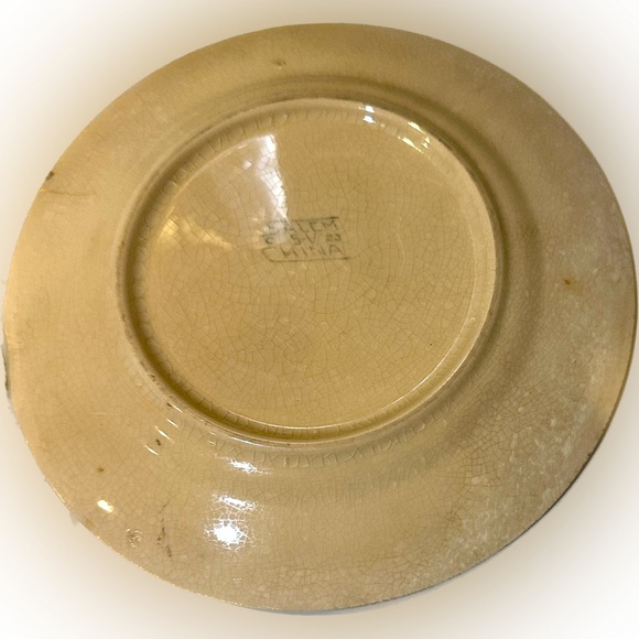 VTG ANTIQ RARE SALEM CHINA C 5-V 23 BREAD SOAP TRINKET DECOR PLATE DISH OLD GIFT - Picture 2 of 4